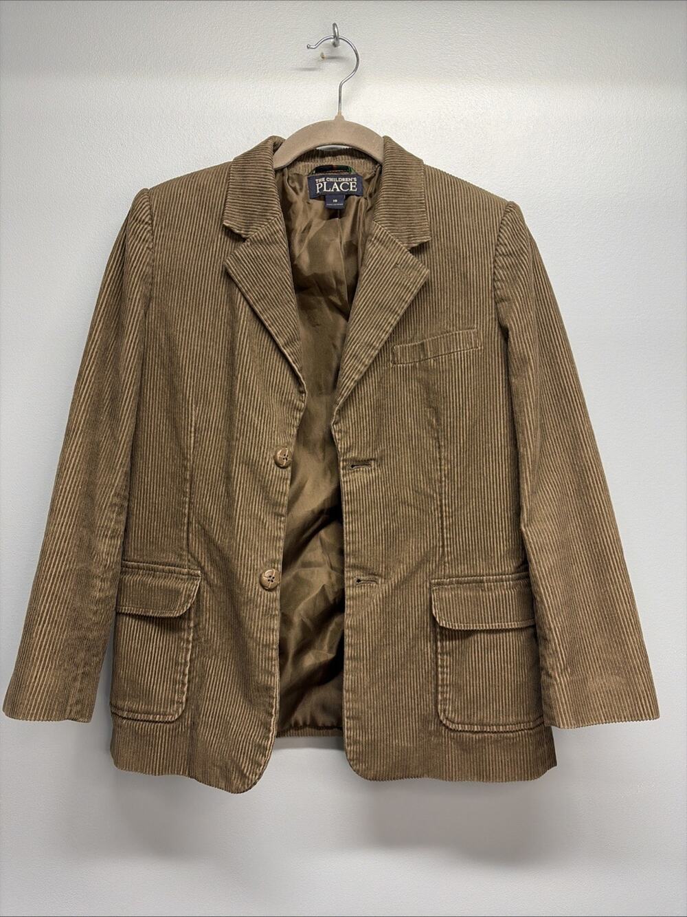 The Children’s Place Brown Corduroy Blazer - Boys Size 10 - Classic/Prep/Pockets